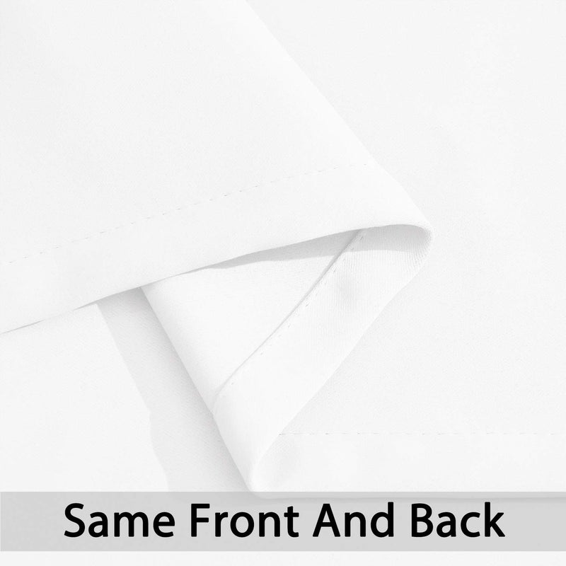 Yakamok Pure White Curtain for Living Room Sliding Glass Door Vertical Blind for Room Darkening Extra Wide Window Drapes Grommet Top Room Divider Panel for Bedroom/Patio 1 PC 100 x 96 Inch - Image 5